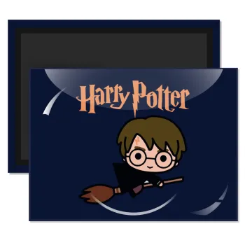 Harry potter kid, Ορθογώνιο μαγνητάκι ψυγείου διάστασης 9x6cm