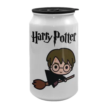 Harry potter kid, Κούπα ταξιδιού μεταλλική με καπάκι (tin-can) 500ml
