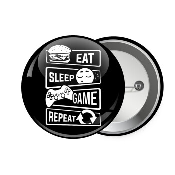 Eat Sleep Game Repeat, Κονκάρδα παραμάνα 7.5cm