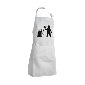 Fuel crisis, Adult Chef Apron (with sliders and 2 pockets)
