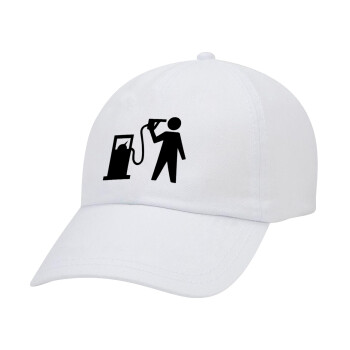 Fuel crisis, Καπέλο Ενηλίκων Baseball Λευκό 5-φύλλο (POLYESTER, ΕΝΗΛΙΚΩΝ, UNISEX, ONE SIZE)
