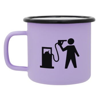 Fuel crisis, Κούπα Μεταλλική εμαγιέ ΜΑΤ Light Pastel Purple 360ml
