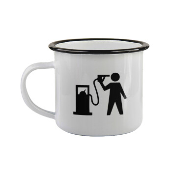 Fuel crisis, Κούπα εμαγιέ με μαύρο χείλος 360ml