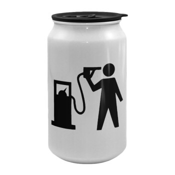 Fuel crisis, Κούπα ταξιδιού μεταλλική με καπάκι (tin-can) 500ml