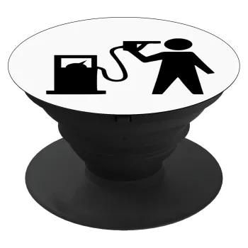 Fuel crisis, Phone Holders Stand  Μαύρο Βάση Στήριξης Κινητού στο Χέρι