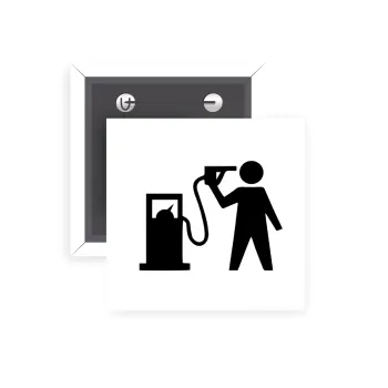 Fuel crisis, Κονκάρδα παραμάνα τετράγωνη 5x5cm