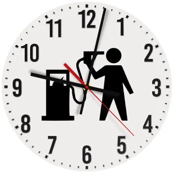 Fuel crisis, Ρολόι τοίχου ξύλινο (30cm)