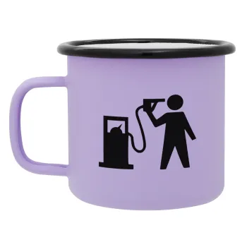 Fuel crisis, Κούπα Μεταλλική εμαγιέ ΜΑΤ Light Pastel Purple 360ml