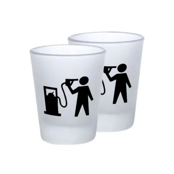 Fuel crisis, Σφηνοπότηρα γυάλινα 45ml του πάγου (2 τεμάχια)