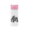 Pink stainless steel thermal flask, 320ml