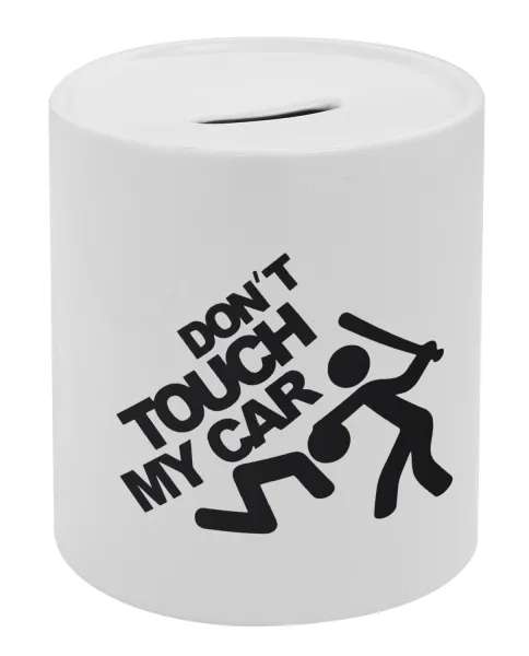 Don't touch my car — Κουμπαράς πορσελάνης με τάπα