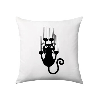 Cat scratching, Sofa cushion 40x40cm includes filling