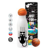 Bascetball Metal mug thermos, double wall, 550ml