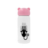 Pink stainless steel thermal flask, 320ml