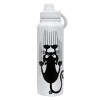 1L Stainless Steel Thermal Bottle with Phone Holder & Double Wall Insulation
