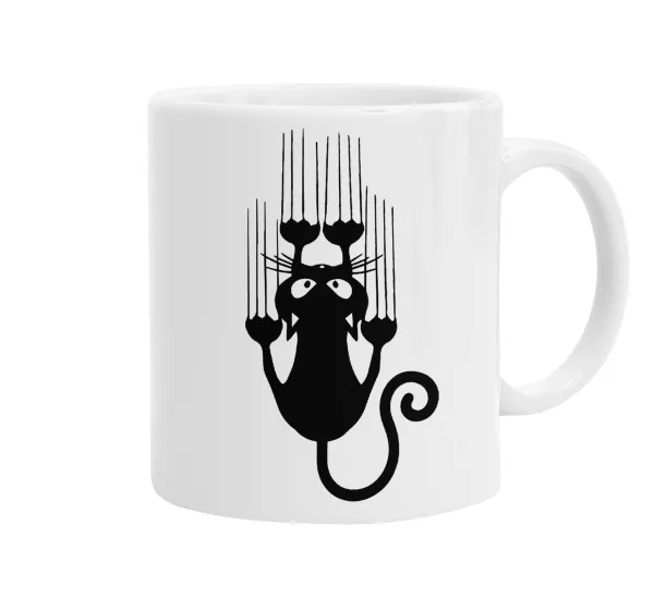 Cat scratching — Κούπα, κεραμική, 330ml
