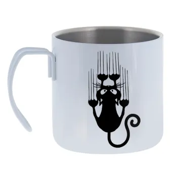 Cat scratching — Κούπα Ανοξείδωτη διπλού τοιχώματος 400ml