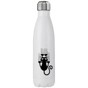 Cat scratching, Stainless steel, double-walled, 750ml