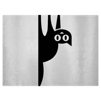 Cat upside down, Επιφάνεια κοπής γυάλινη (38x28cm)