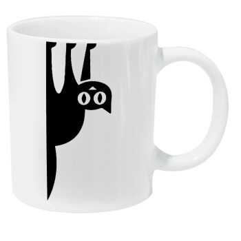 Cat upside down, Κούπα Giga, κεραμική, 590ml