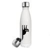 Metal mug thermos White (Stainless steel), double wall, 500ml