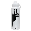 1L Stainless Steel Thermal Bottle with Phone Holder & Double Wall Insulation