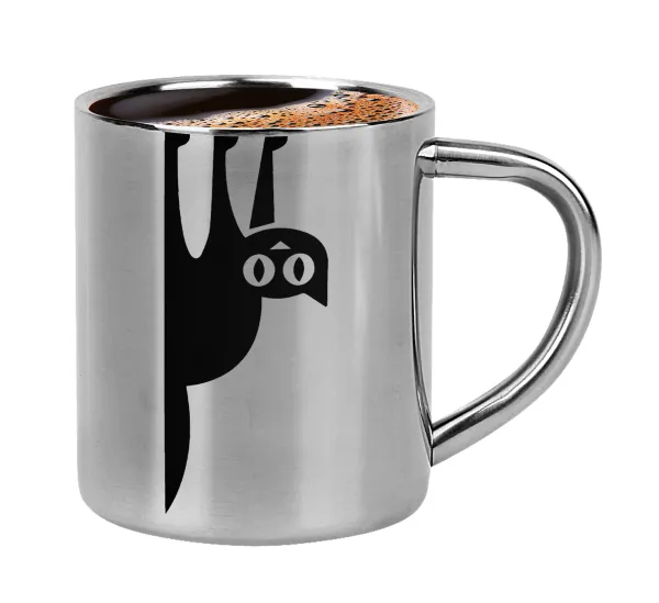 Cat upside down — Κουπάκι μεταλλικό διπλού τοιχώματος για espresso (220ml)