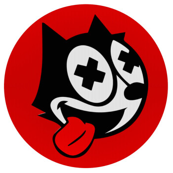 helix the cat, Mousepad Round 20cm