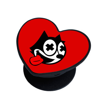 helix the cat, Phone Holders Stand  καρδιά Μαύρο Βάση Στήριξης Κινητού στο Χέρι