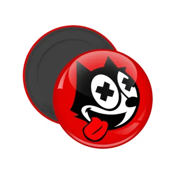 helix the cat, Μαγνητάκι ψυγείου στρογγυλό διάστασης 5cm