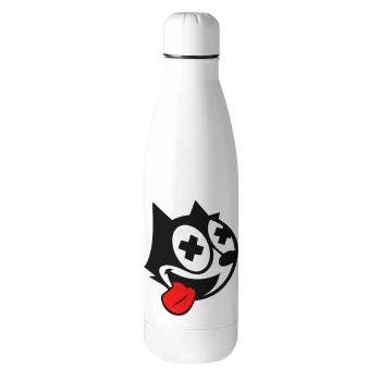 helix the cat, Metal mug thermos (Stainless steel), 500ml