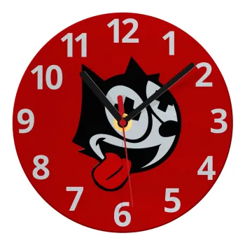 helix the cat, Ρολόι τοίχου γυάλινο (20cm)