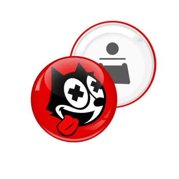 helix the cat, Μαγνητάκι και ανοιχτήρι μπύρας στρογγυλό διάστασης 5,9cm