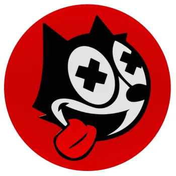 helix the cat, Mousepad Round 20cm