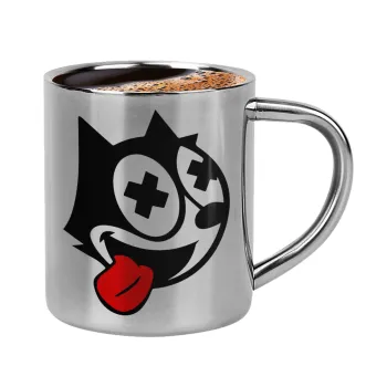 helix the cat, Κουπάκι μεταλλικό διπλού τοιχώματος για espresso (220ml)