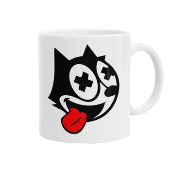 helix the cat, Ceramic coffee mug, 330ml