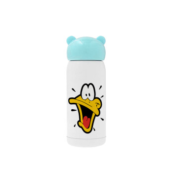 Daffy Duck, Γαλάζιο ανοξείδωτο παγούρι θερμό (Stainless steel), 320ml