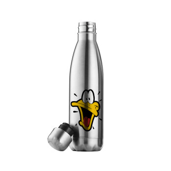 Daffy Duck, Μεταλλικό παγούρι θερμός Inox (Stainless steel), διπλού τοιχώματος, 500ml