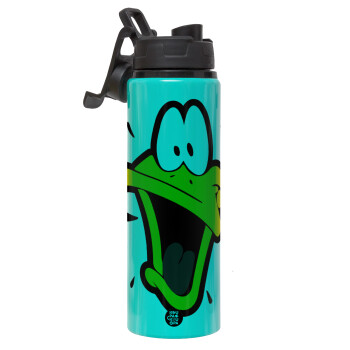 Daffy Duck, Metallic water bottle with safety lid, 850ml aluminum