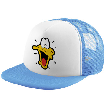 Daffy Duck, Καπέλο Soft Trucker με Δίχτυ Γαλάζιο/Λευκό