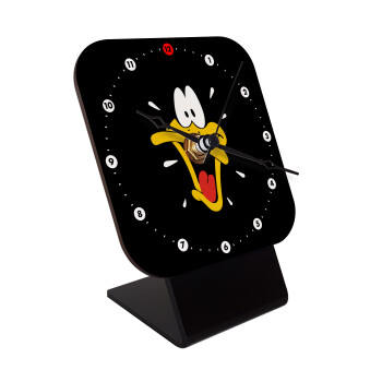 Daffy Duck, Επιτραπέζιο ρολόι ξύλινο με δείκτες (10cm)