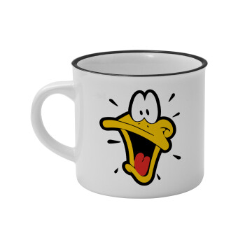 Daffy Duck, Κούπα κεραμική vintage Λευκή/Μαύρη 230ml