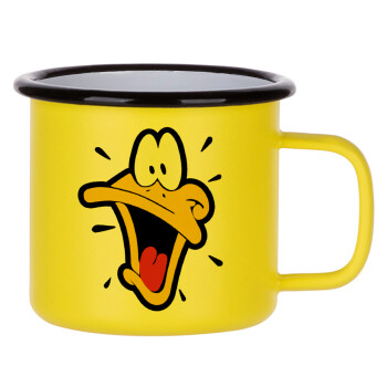 Daffy Duck, Κούπα Μεταλλική εμαγιέ ΜΑΤ Κίτρινη 360ml
