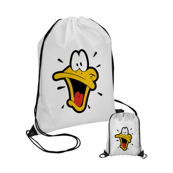 Daffy Duck, Τσάντα πουγκί με μαύρα κορδόνια (1 τεμάχιο)