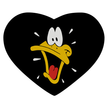 Daffy Duck, Mousepad καρδιά 23x20cm