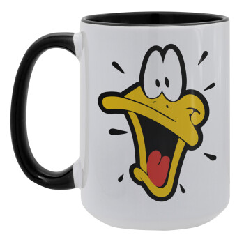 Daffy Duck, Κούπα Mega 15oz, κεραμική Μαύρη, 450ml