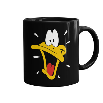 Daffy Duck, Mug black, ceramic, 330ml