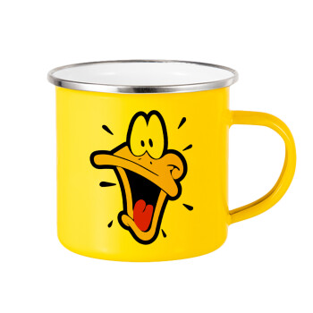 Daffy Duck, Κούπα Μεταλλική εμαγιέ Κίτρινη 360ml