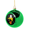 Green Christmas tree ornament ball 8cm