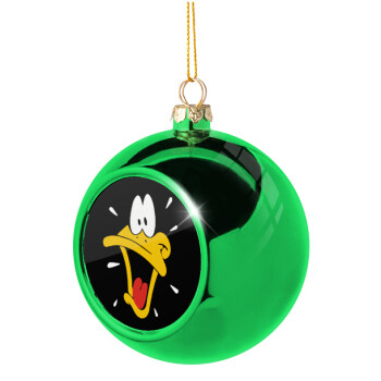 Daffy Duck, Χριστουγεννιάτικη μπάλα δένδρου Πράσινη 8cm